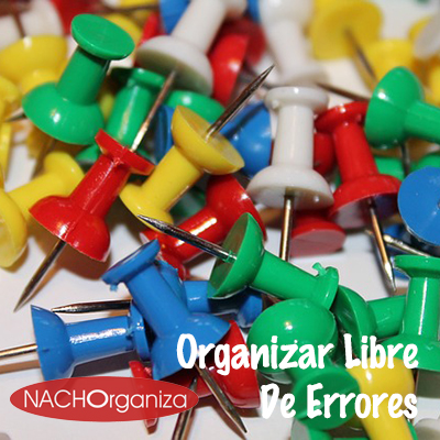 organizar libre de errores