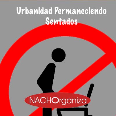 Urbanidad Permaneciendo Sentados